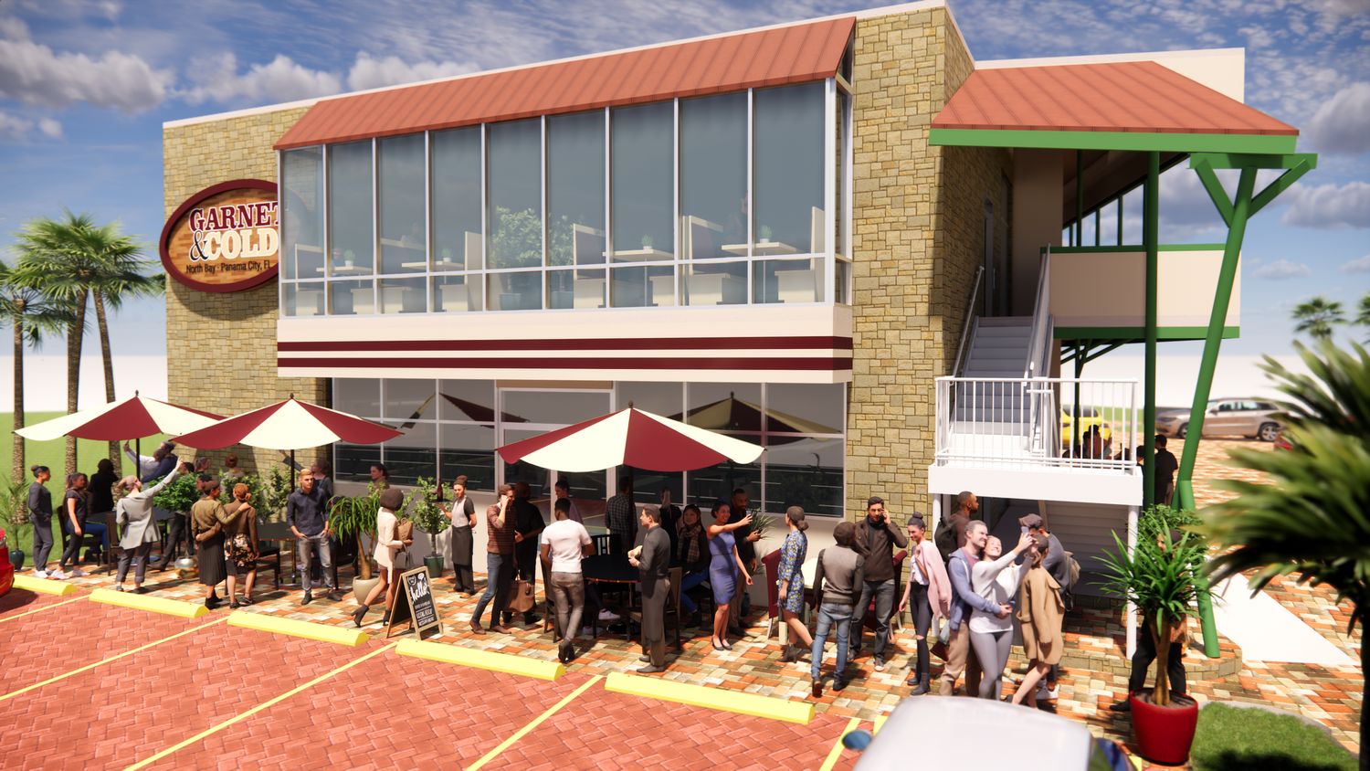 FSU & GCSC Campus Retail/ Office Building -Steps From Seminole Landing : 5102 Collegiate Dr, Panama City, FL 32405